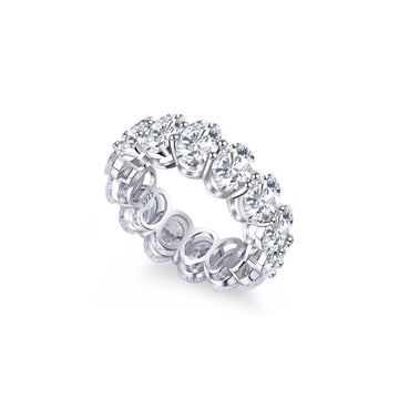 Full Circle Crystal 925 Sterling Silver Ring