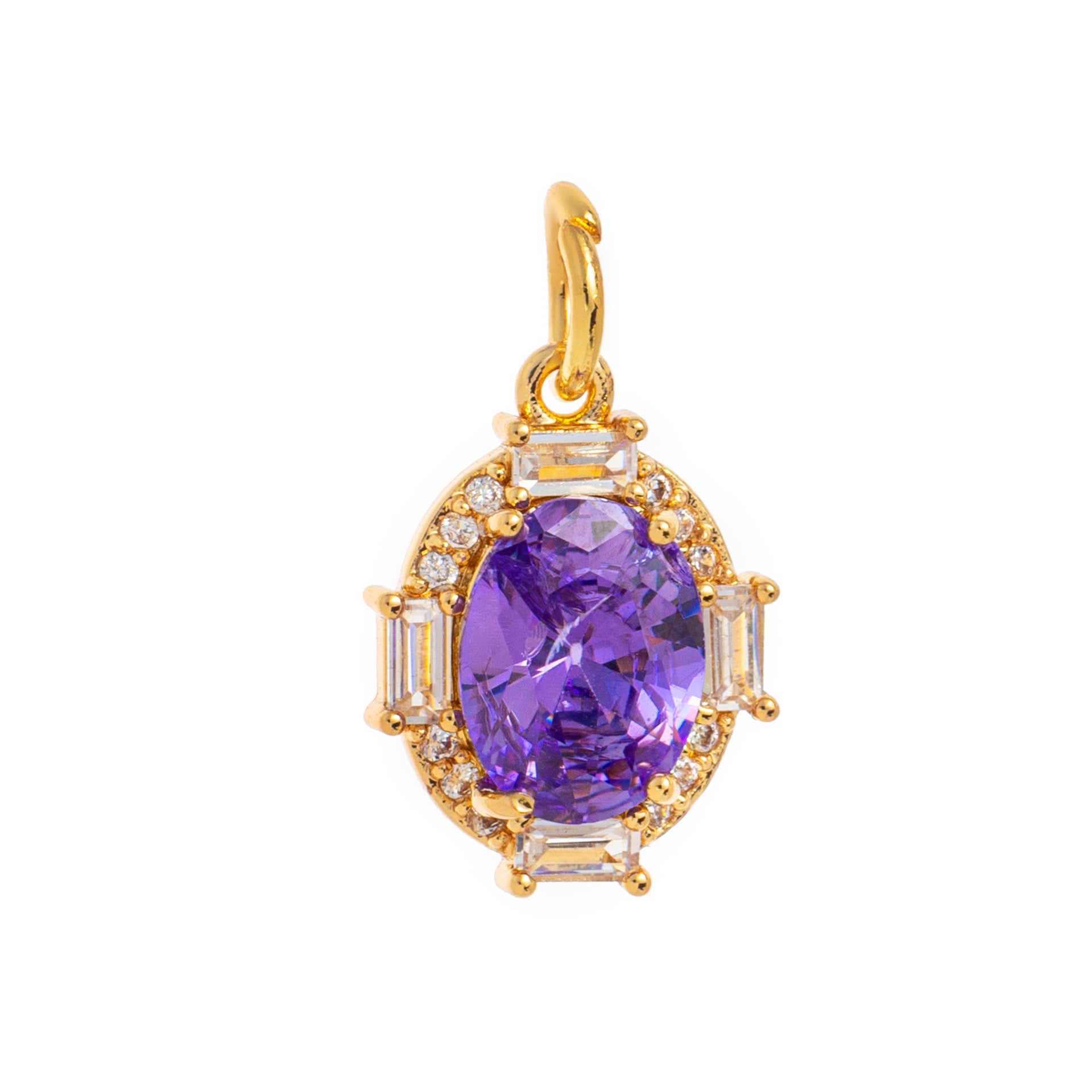 Birthstone Pendant Necklace - June Pendant [JK1CMJFG]