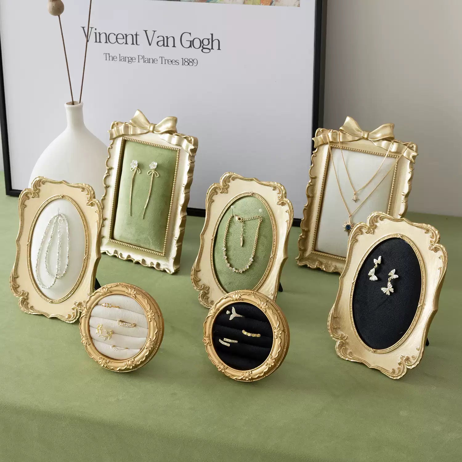 Marie Vintage Gold Display Frames