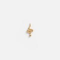 Openable Photo Locket Pendant Necklace - Snake [U41YW84Z]