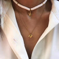 Layered Pearl and Shell Necklace - Style 3 [DNG1XF2E]