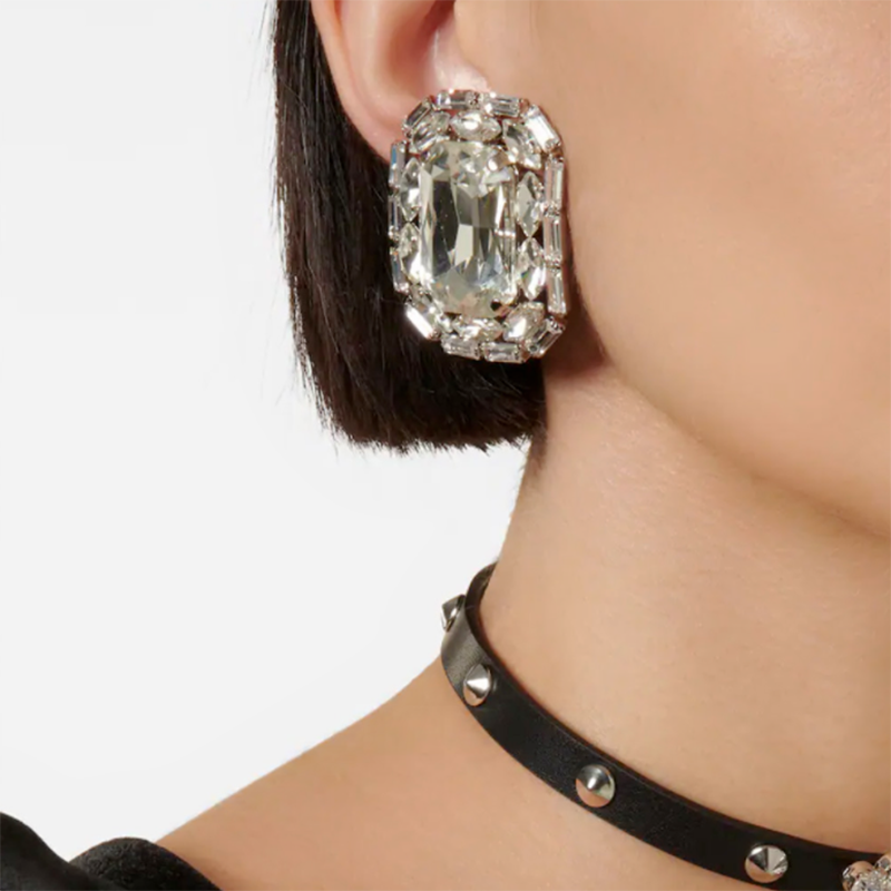 Thea Crystal Diamond Earrings