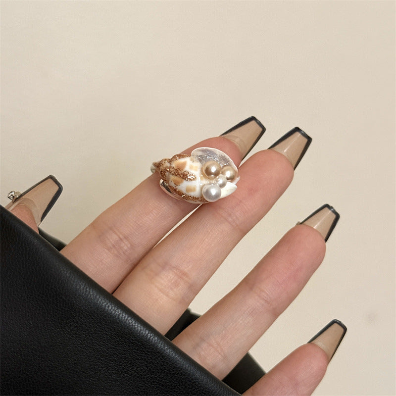 Klynn Ocean Stacked Ring - R-198-B [Q3V69ZRK]
