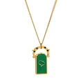 Rotatable Four-Leaf Clover Pendant Necklace - Lucky Clover [TY4VF8QM]