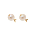 Baroque Pearl Fish Pendant Necklace - Gold Fish Stud Earrings [XPVO2OWJ]