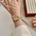 Parnika Gold Rectangle Watch - Gold Style 3 [QF738Y8P]