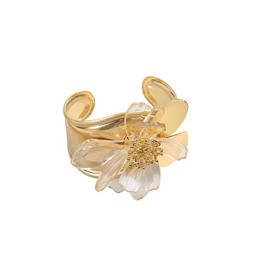 Vera Flower Blossom Cuff Bracelet