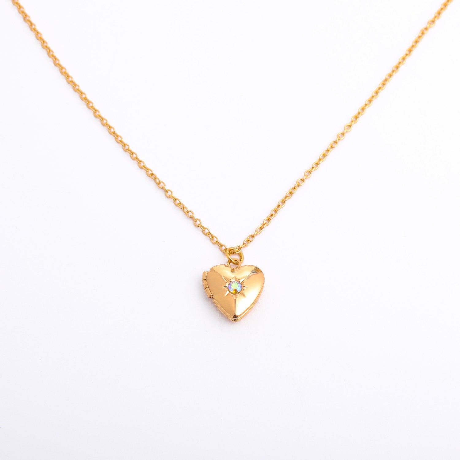 Anayah Birthstone Heart Locket - October [BEEWPEY4]