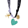 Mercedes Silk Heart Choker - Style 5 [NCCXTFYI]