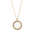 Floating Charm Locket Necklace - Glass Locket Necklace Style B [TKH928KN]