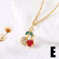 Karol Cherry Pendant Necklace - Style 5 [UO7UFNWW]