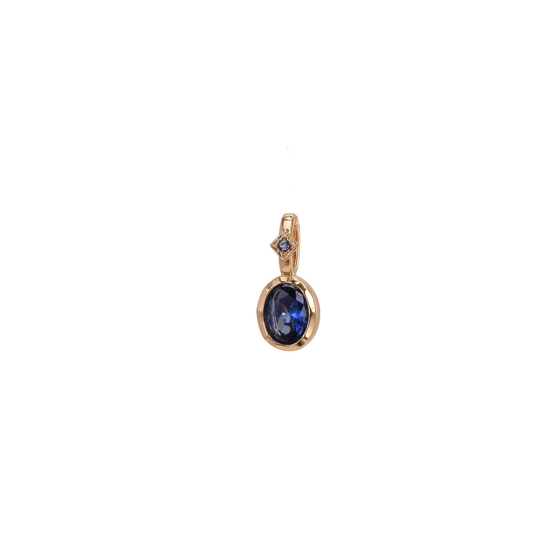 Birthstone Pendant Necklace - December Pendant Only [IIJBN71W]