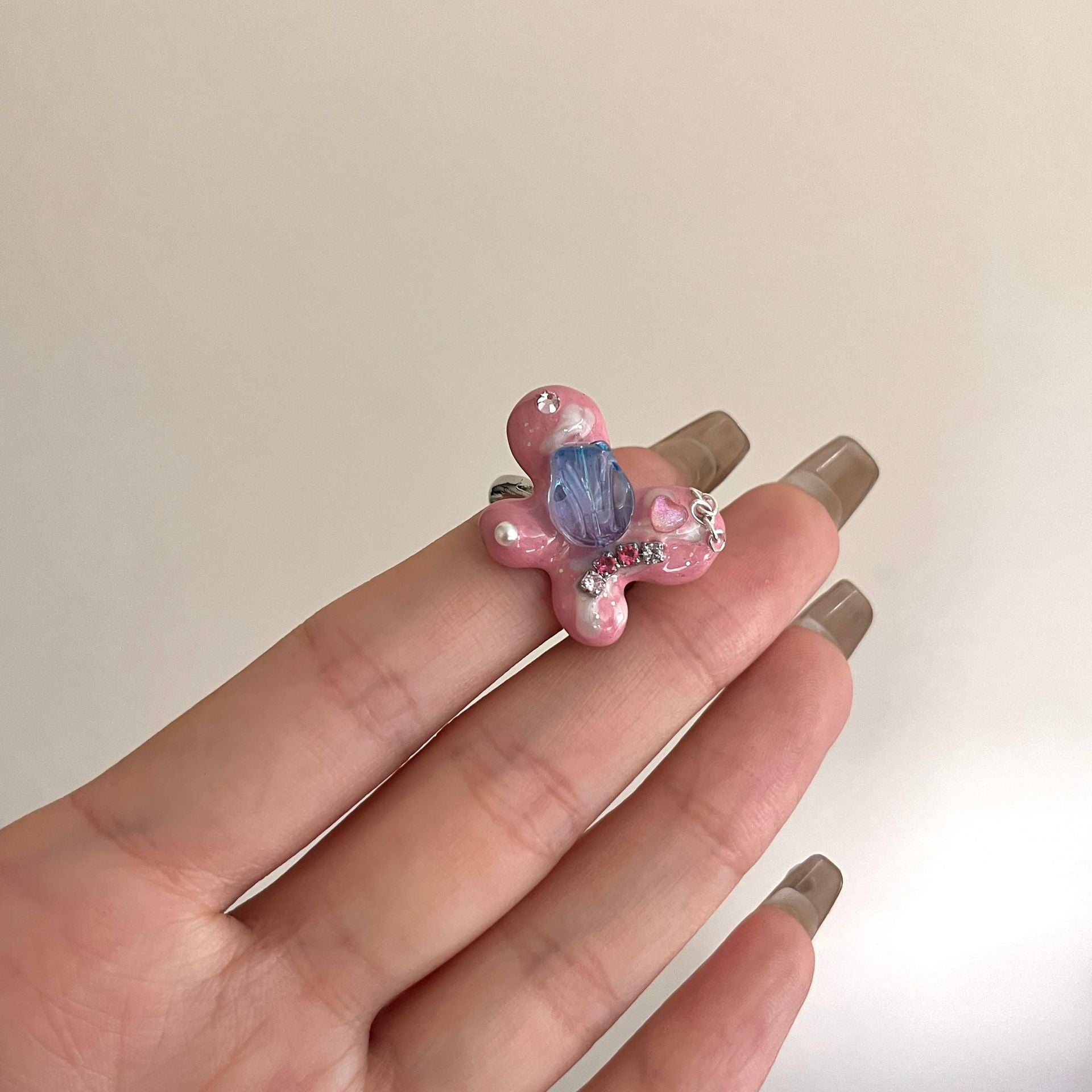 Indiana Enamel Butterfly Ring - Option D [QEV78CYI]
