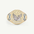 Ronni Motif Statement Ring - Swan [RK012DUX]