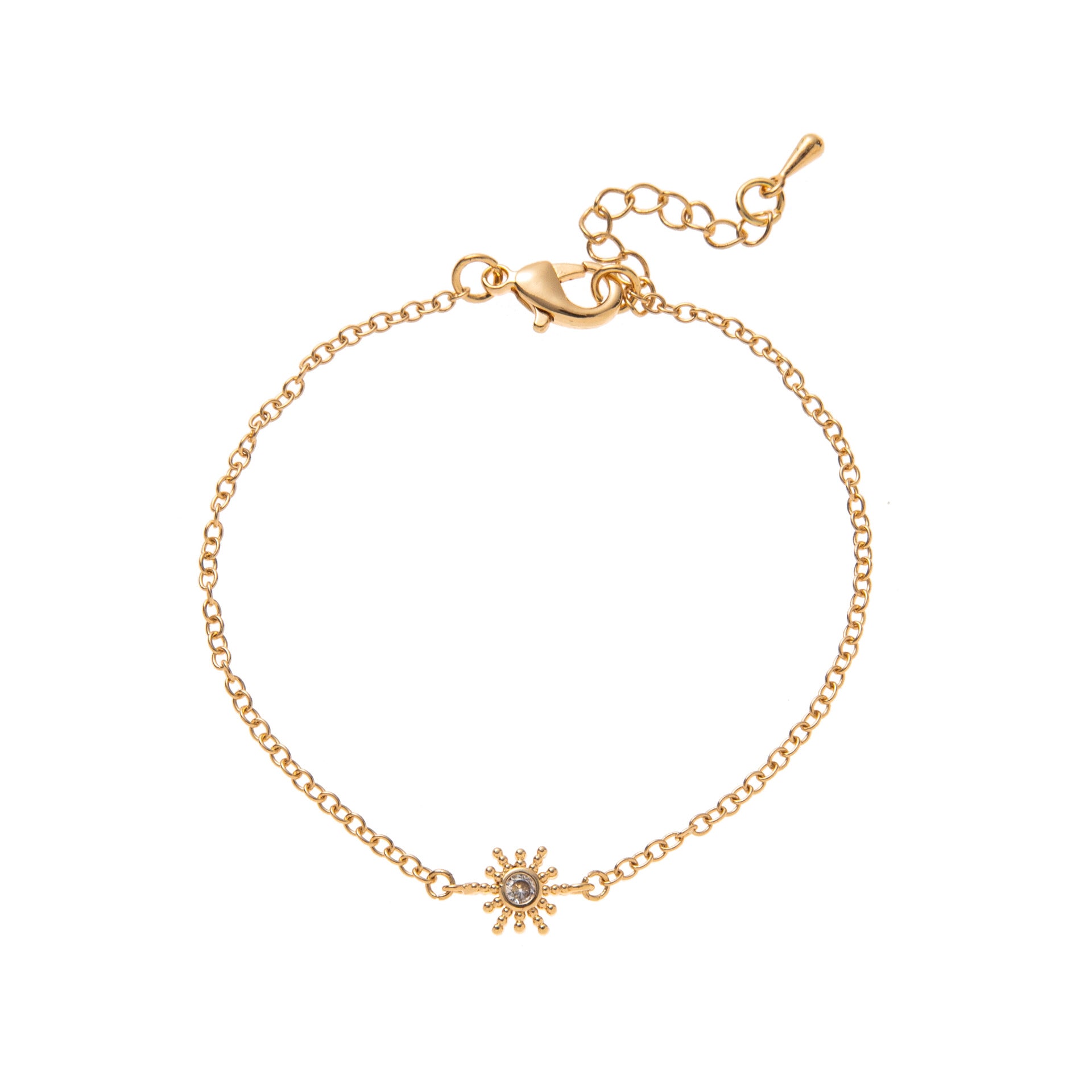 Dainty Heart Charm Adjustable Bracelet - Style F [7XP0JLUP]