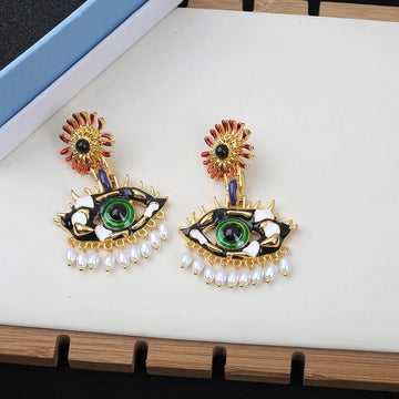 Devil Eye Statement Earrings