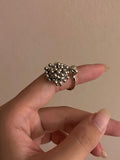 Alyza Statement Open Ring - Multi-Bead Sphere [VDWBYVZD]