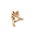 Floating Charm Locket Necklace - Hummingbird Charm [3J2YRPP9]