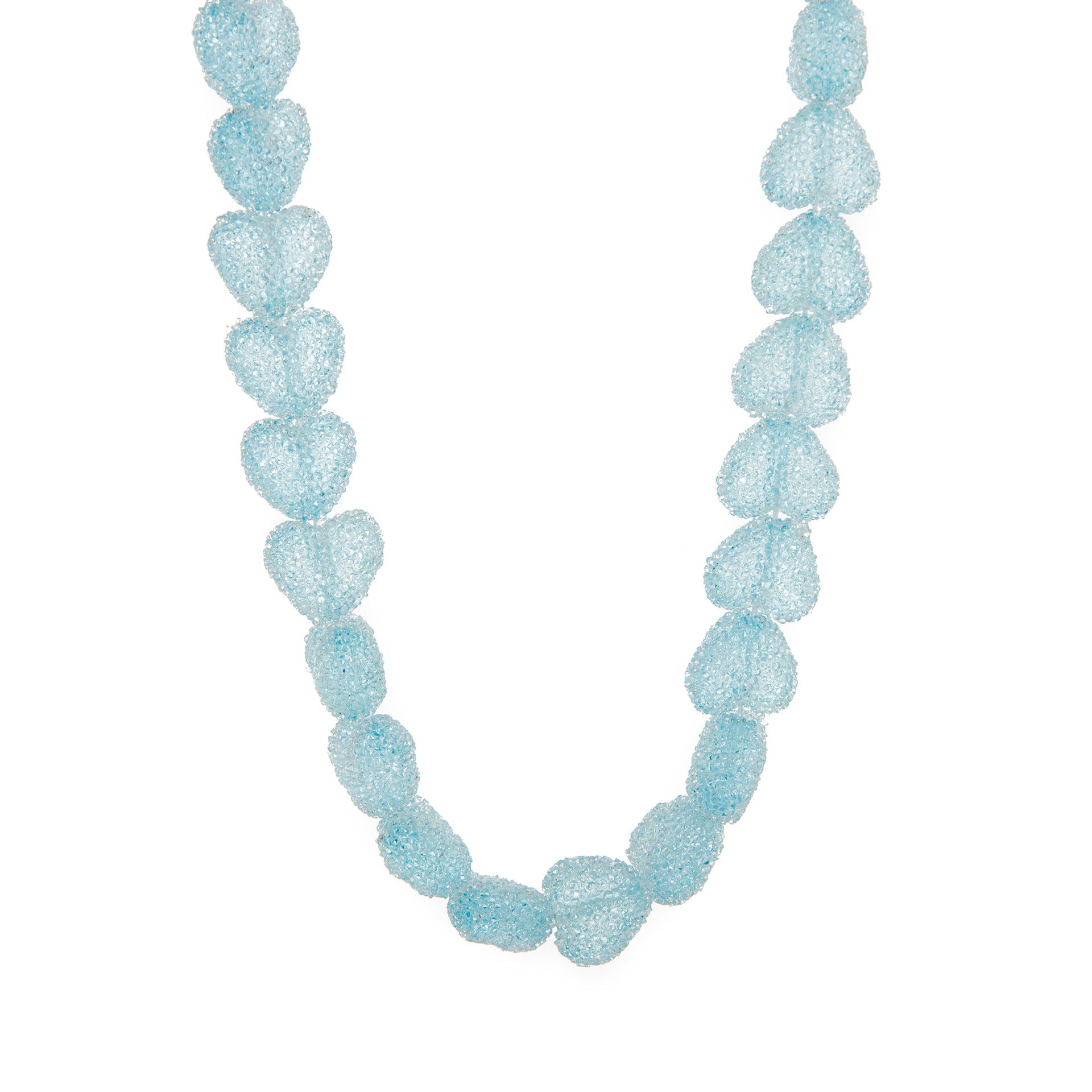 Damiya Jelly Heart Necklace - Blue Necklace [69CU7QAN]