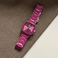 Square Dial Minimalist Watch - Purple [5KUC2JB0]