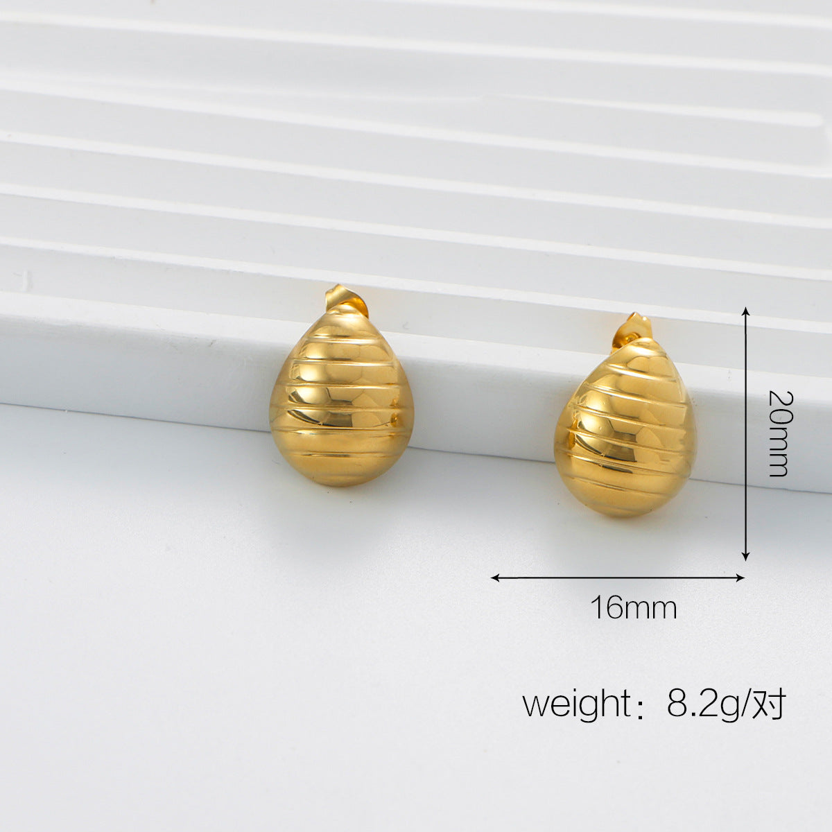 Andrea Geometric Drop Earrings - Gold (Style 4) [IY9K14GO]