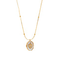 Aubriel Locket Pendant Necklace - Strawberry Shell Locket Necklace [7KZCETI6]
