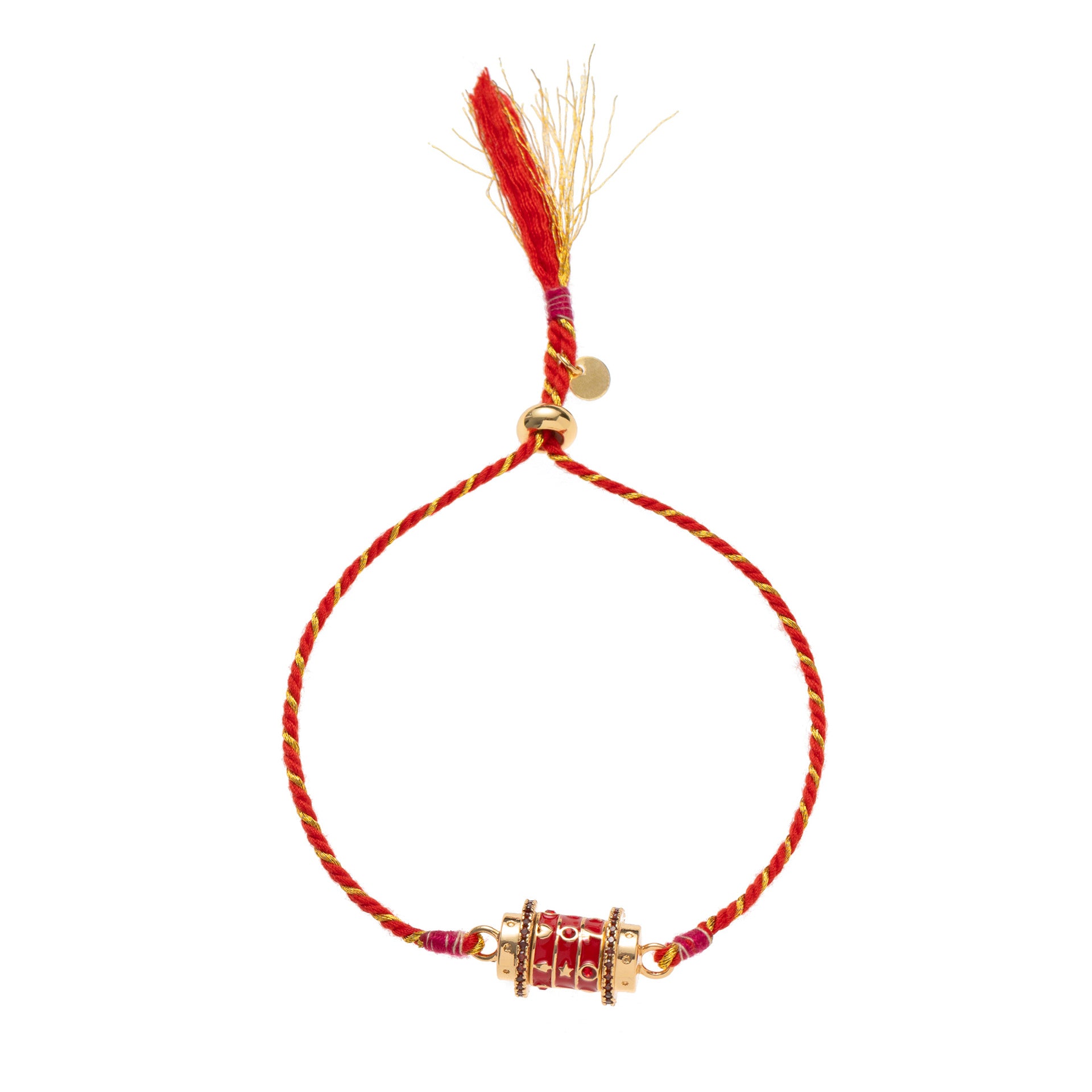 Elouise Gilded Tarot Pendants - Red Bracelet [PJD5HXSA]