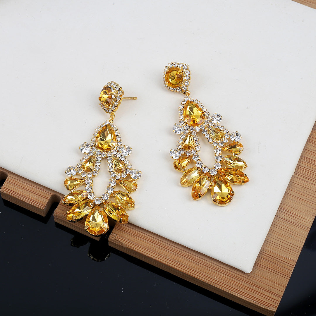 Aila Crystal Drop Earrings