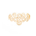Missy Jewelry - Avyana Spiral Open Arm Cuff - Gold Color