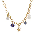 Dainty Fruit Pendant Necklace - Starfish Necklace [0NWAMBQ5]