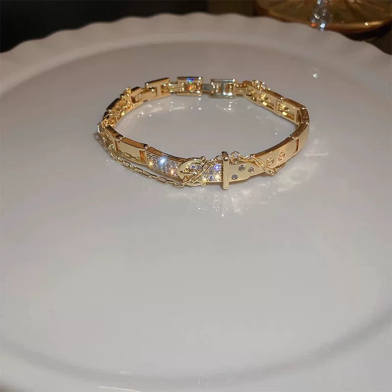Adjustable Natural Stone Beaded Bracelet - Adjustable (77-154 lbs) [MD31BH5D]