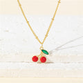 Jalyssa Enamel Fruit Necklace - Style 4 [AEOWDOCP]