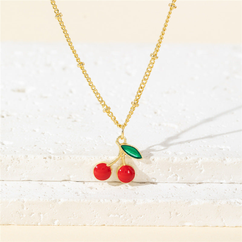 Jalyssa Enamel Fruit Necklace - Style 4 [AEOWDOCP]