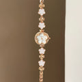 Clover Bracelet Watch - White [LKDLEUEL]