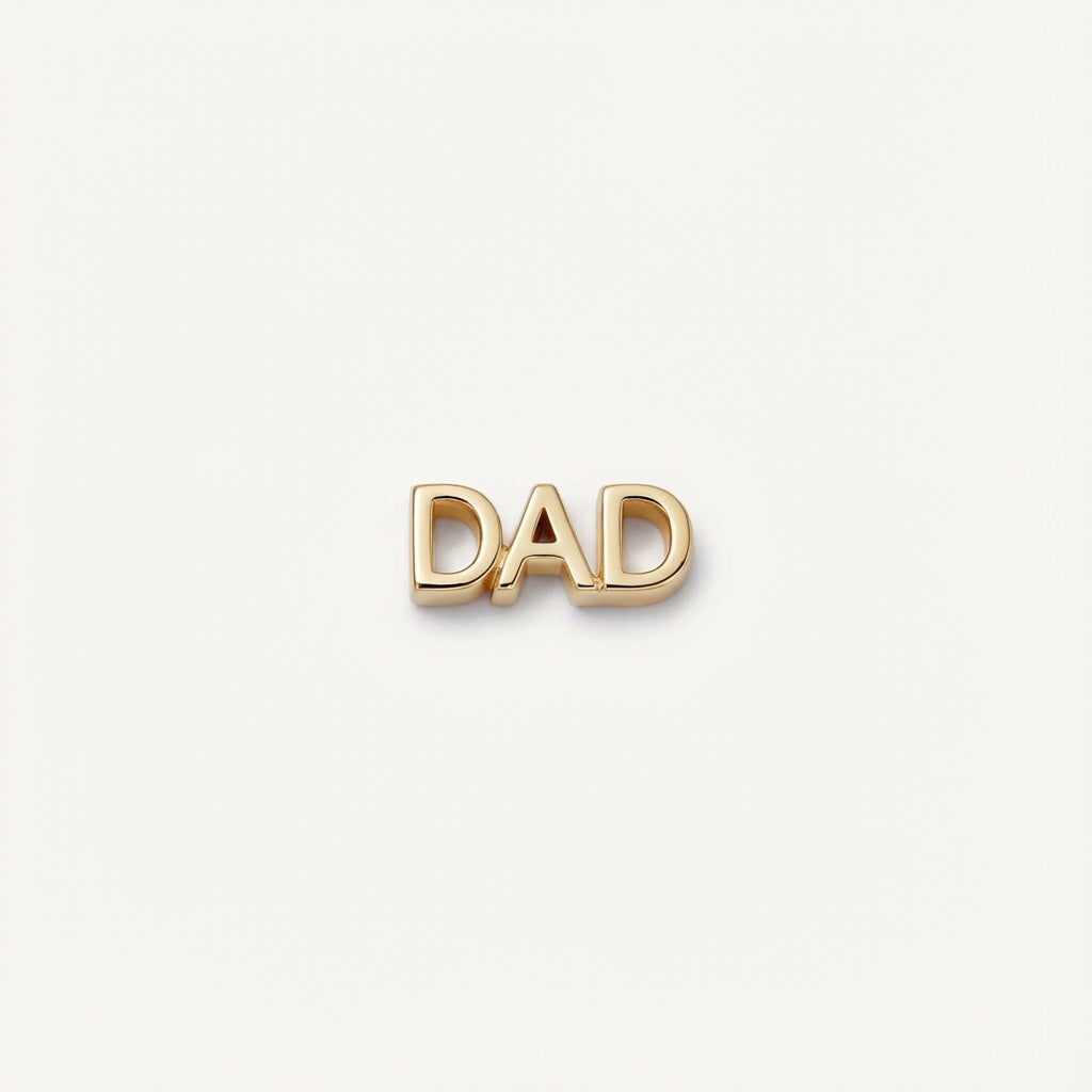 Floating Locket Pendant Necklace - DAD (Accessory Only) [J3CPU8XM]