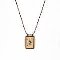 Celestial Charm Pendant Necklace - Black Moonlight [GN1BHTZN]