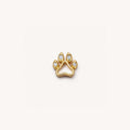 Openable Photo Locket Pendant Necklace - Paw Print Charm [QCCIS9KC]