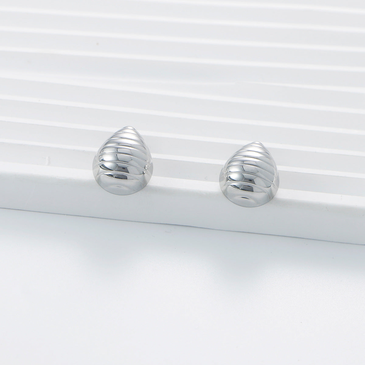 Andrea Geometric Drop Earrings - Silver (Style 4) [68EJMCNA]