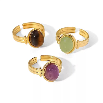 Royal Gemstone Vintage Halo Ring
