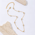 Adelle Floral Charm Jewelry Set - Necklace C [ZJ0313AG]