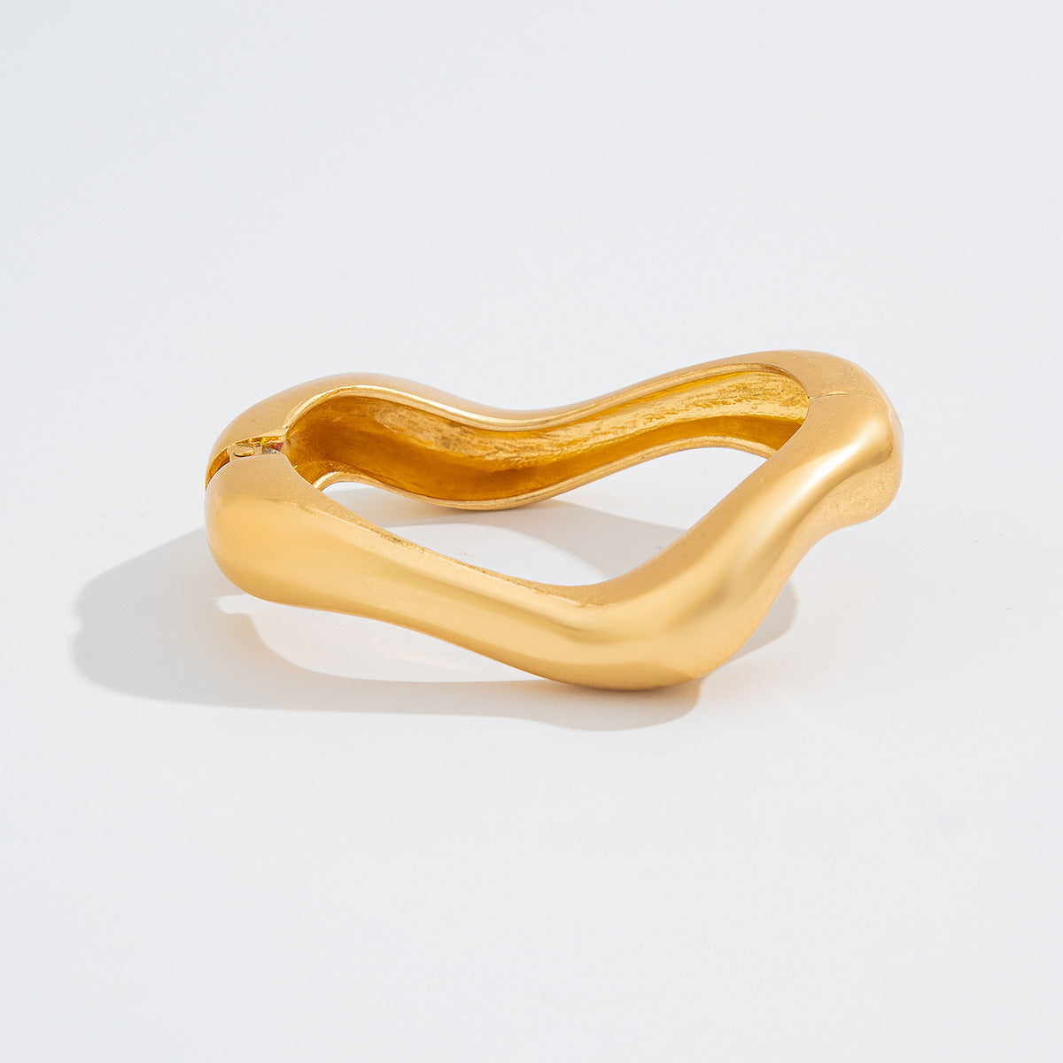 Allie Statement Geometric Bracelet - Bracelet Design 04 Brushed Gold [CVJ52BYV]