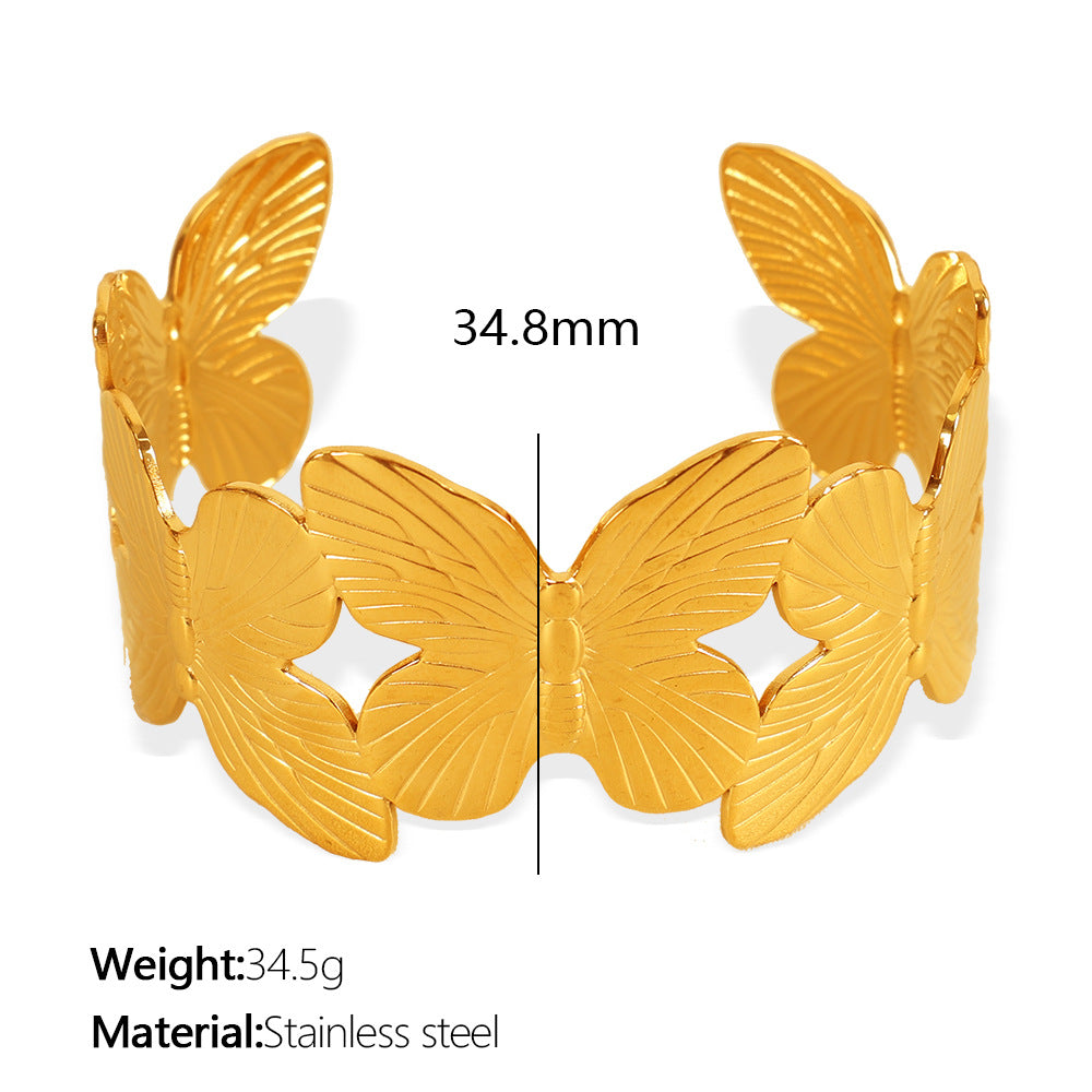 Ileana Sculpted Cuff Bracelet - Gold Tree of Life Pattern Cuff [1UIWK8T7]