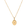 Heart Locket Pendant Necklace - Oval Necklace [XF3D14VK]