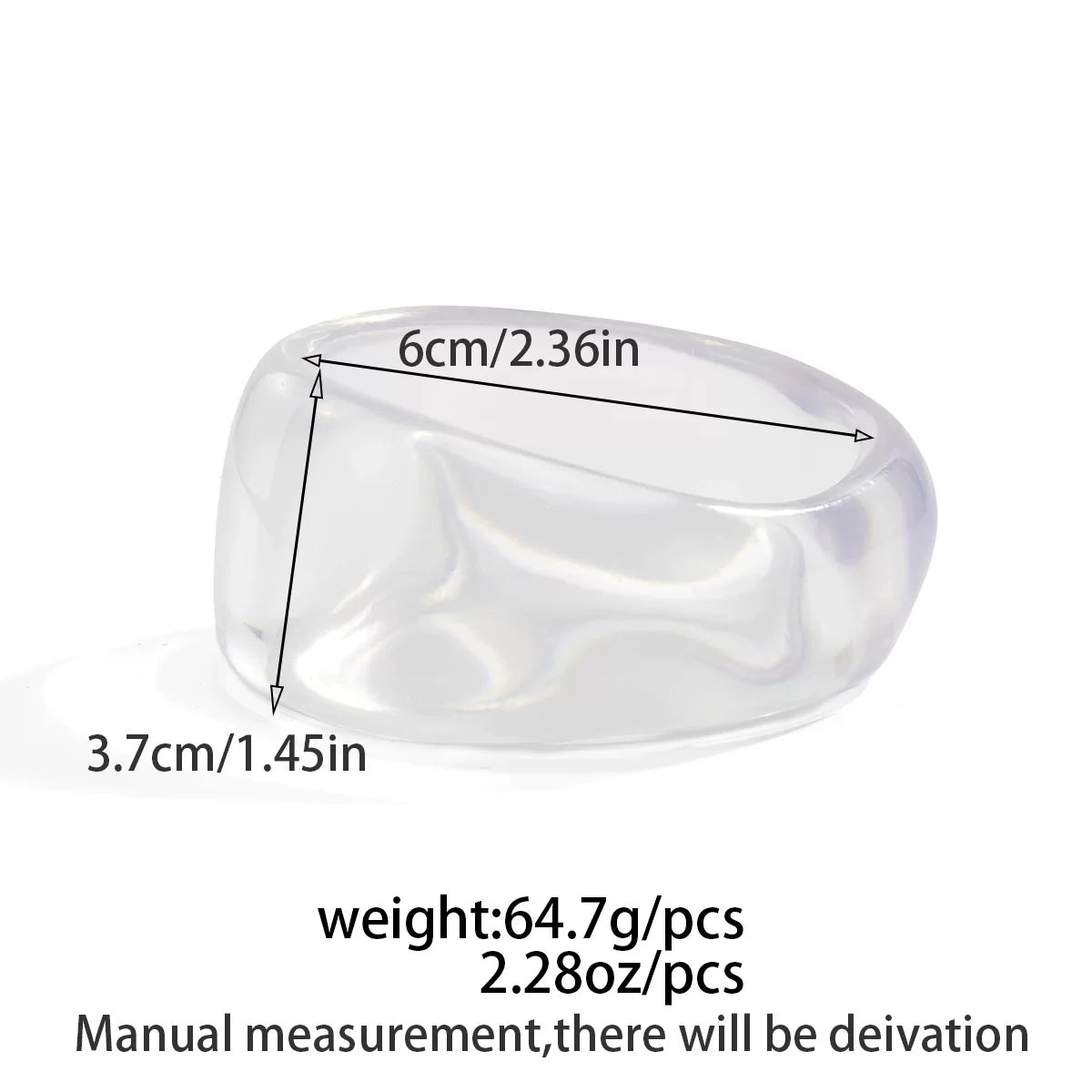 Irregular Silver Cuff Bracelet - Irregular [B4CVLII6]