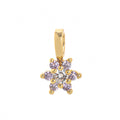 Gisselle Dainty Birthstone Necklace - Small Flower June Pendant [L0X0WGVX]