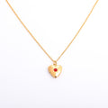 Anayah Birthstone Heart Locket - January [ROB7HEQ4]