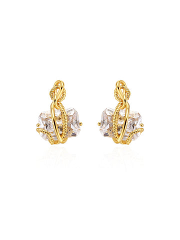 Valeria Crsytal Pendant Earrings