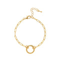 Adjustable Paperclip Chain Necklace - Style 7 Open Bracelet [G9QIH6Y6]