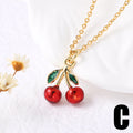 Karol Cherry Pendant Necklace - Style 3 [KYV68S7T]
