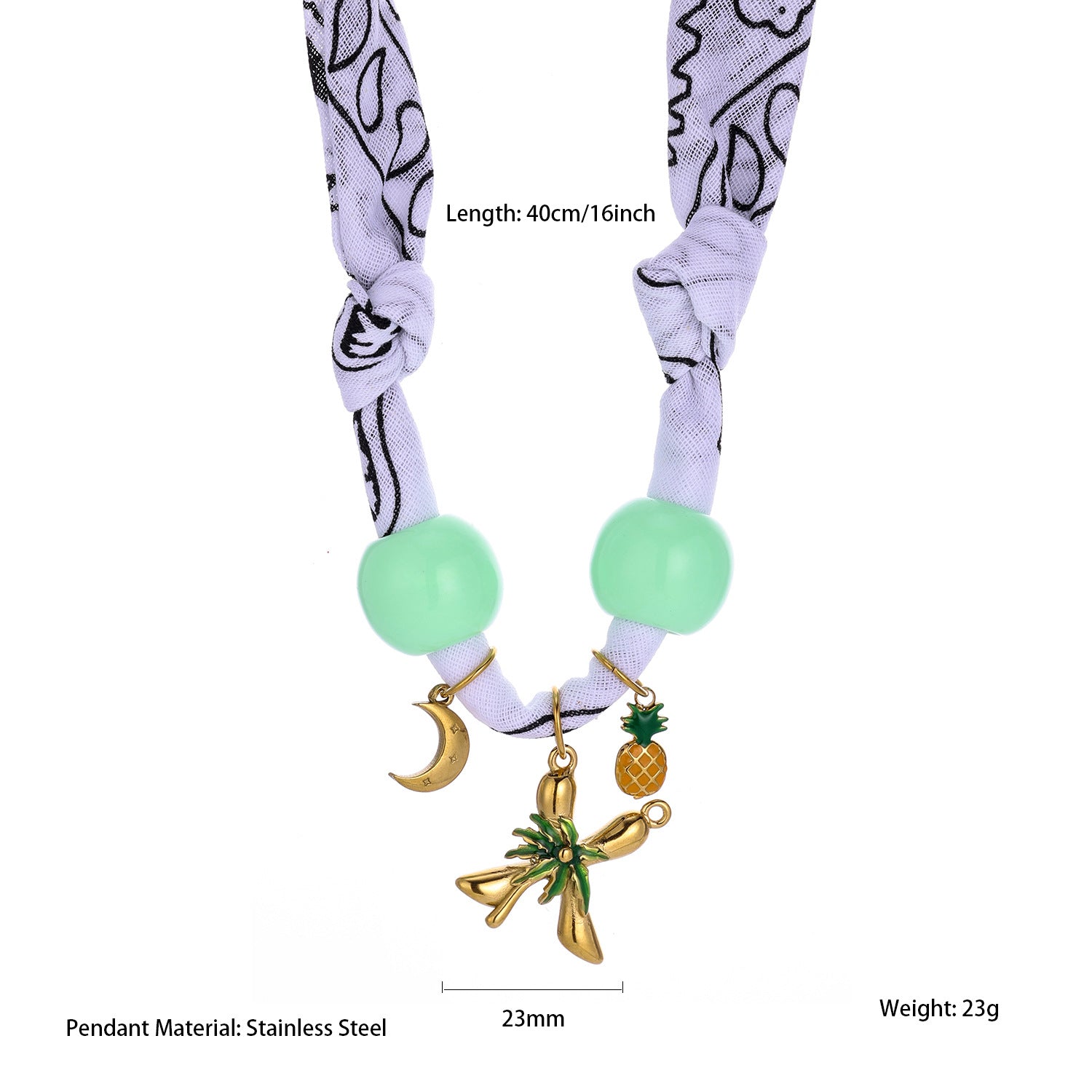 Mercedes Silk Heart Choker - Style 1 [KGEDJE8L]